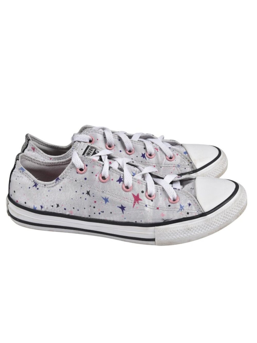 Converse Chuck Taylor All Star Gravity Graphic Low Top Junior Grey Star Size 3